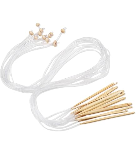 ChiaoGoo Tunisian Hook Flexible 60cm 19.00mm Patina - 1pc