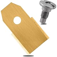 ECENCE Ersatzmesser für Rasen-Mähroboter 30 Stück für Husqvarna Gardena McCulloch ROB Flymo Yardforce Matrix Grizzly…