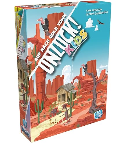 Asmodee Space Cowboys - Unlock! Kids – Storia dei detective – Gioco da tavolo/carte cooperativo per bambini dai 6 anni – Escape Game – 1 a 4 giocatori – 20 minuti – Versione francese