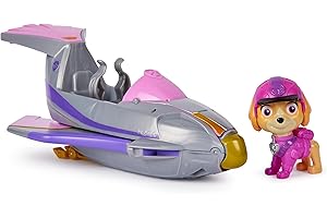 PAW PATROL Jungle Pups – Falken-Fahrzeug mit Skye-Figur (Basis Fahrzeug), Spielzeug für Kinder ab 3 Jahren