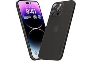 memumi Ulepszone etui na iPhone'a 14 Pro Max, ultracienkie etui 0,3 mm do iPhone'a 14 Pro Max, bardzo cienkie etui o matowym wykończeniu, odporne na zarysowania i odciski palców (16.7 cm 2022)