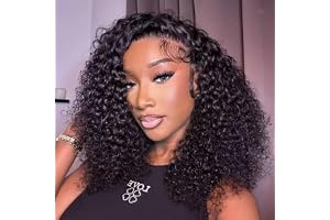 Half Wig Human Hair Kinky Curly 3 In 1 Glueless Seamless Flip Over 20 Inch