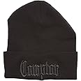Gravity Threads Compton Olde English Blackout Cuffed Beanie, Black, One Size