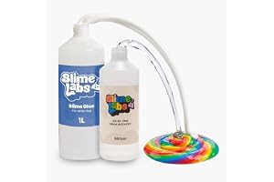 Slime aktiverare, lim och slime kit - giftfri allt-i-ett-lösning, skolmaterial, konst- och hantverksprojekt, PVA och aktivera