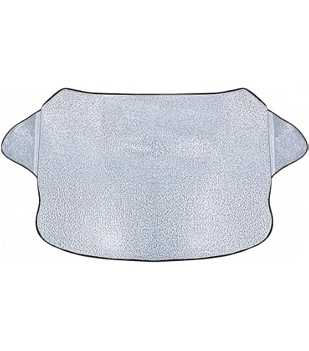 Couverture Pare-Brise Voiture 4 Couches - Protection Givre Neige Soleil 150x100 Cm
