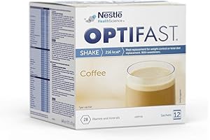 Optifast® Batido - Vainilla - 12 sobres de 55 g - Sustitutivos de comida - Ayuda para perder peso o a mantenerlo después de haberlo perdido