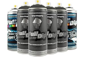 AutoFullCar Pack Sprays Full Dip Negro Mate o Negro Brillo Llantas hasta 20 pulgadas FullDip (NEGRO BRILLO)