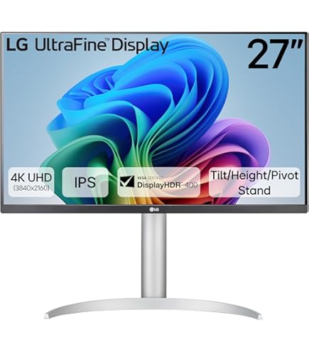 LG 27Uk850-W 27 Inch 4K Uhd Ips Monitor With Hdr10 With Usb Type-C