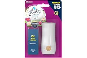 Glade® By Brise Ambientador Un Toque Fragancia Relax Zen, Elimina los malos olores, Hasta 10 veces más frescor - Difusor + Recambio de 11ml