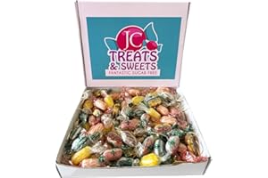 JC TREATS & SWEETS The Sugar Free Diabetic Sweet Gift Box Including A Variety Of Healthy Boiled Sweets | The Great Sugar-Free Hamper Bundled With Stockley's Packaged In A Luxury JC Box