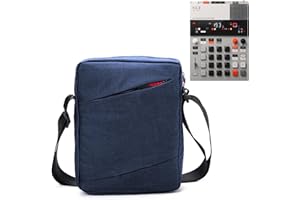 SADOIA Pocket Operator Bag - Spritzwassergeschützte Umhängetasche für Teenage Engineering K.O. II Sampler EP-133 K.O II Sampler, Synthesizer und Trommelmaschine mit verstellbarem Riemen (Marineblau)