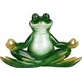 Statuette Grenouille Design Toscano - Multicolore, 16.5 X 28 X 11.5 Cm, Résine Peinte à La Main - Déco Jardin, étang, Patio