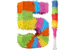 32nd Piñata Birthday Party Game with Stick - Number 5