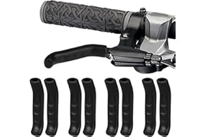 MOZEAT LENS 4 pares de fundas de silicona para palanca de freno de bicicleta, funda protectora para palanca de freno de bicicleta, funda de silicona antideslizante para bicicleta de montaña, bicicleta de