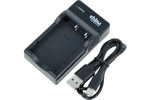 vhbw USB-laddare laddkabel lämplig för kamera batteri Fuji NP-40, NP-40N, NP-60, NP-95, NP-120.