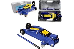 Feidak 2 Tonne Hydraulic Trolley floor Jack for Garage Workshop Car Van Vehicle Lift with Convenient Storage Case