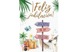 ¡Disfruta de la libertad! Feliz jubilación: Libro de firmas jubilación como tarjeta despedida compañero de trabajo para dedicatorias, recuerdos, ... Regalo hombre ó mujer. Elegante tapa dura