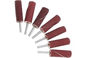 iplusmile 7 pezzi tamburi per levigatura, manicotti abrasivi, accessori