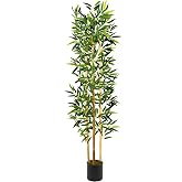 YAPAY &Ccedil;İ&Ccedil;EK&Ccedil;İNİZ Gri Saksıda 3 G&ouml;vdeli 150 Cm Bambu Ağacı