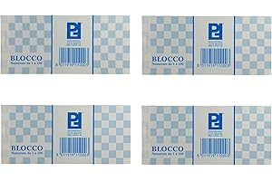 GUTE LINES Blocchetti Numerati da 1-100, 100 Pagine, per Sagre, Eventi, Feste, Fiere, Lotterie e Sorteggi (4)