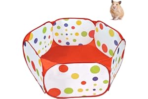 Andiker Box per piccoli animali, recinzione portatile per esercizi all'aperto, recinzione pop-up, tenda pieghevole per animali domestici, per porcellini d'India, criceti, cincillà e ricci, conigli