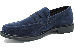 EVOGA Mocassini Uomo Scamosciati Oxford Scarpe Eleganti Casual
