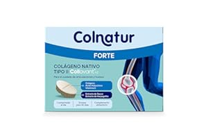 Colnatur Forte | 30 Comprimidos | Colágeno Nativo Tipo II, Ácido Hialurónico y Vitamina C Para Huesos y Articulaciones