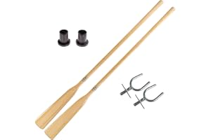 JOHN PADDLE LET'S ROAR WWW.JOHNPADDLE.COM John Paddle : 1 paire (2 pièces) de pagaies de 195 cm à 240 cm, 1 paire (2 pièces) de lanières en acier inoxydable et 1 paire (2 pièces) de manchettes de 45 mm