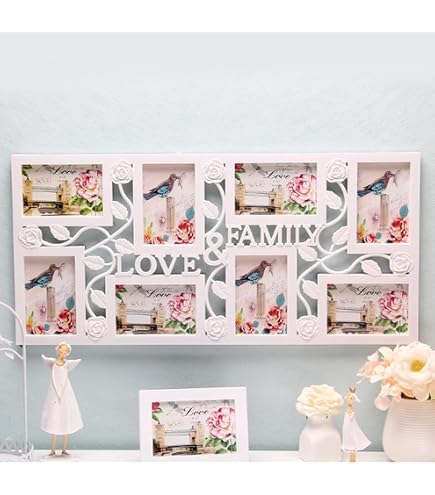 Ikea 402.566.21 - Cornice Per Collage Con 8 Foto, Bianca, In Plastica Leggera - 4