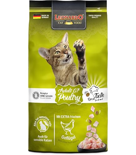 leonardo adult light & sterilised l-carnitine LEONARDO Adult Light & Sterilised für Katzen, 1,8kg, kalorienreduziert mit frischem Geflügel, Alleinfutter, Made in Germany : Amazon.de: Haustier