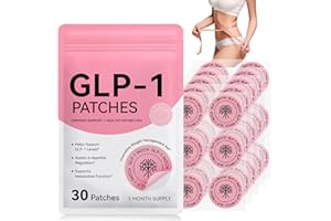 BAOXIAOBEN GLP-1 Patches Healthy Shape Support, Natural Appetite Suppressant with Vitamins B & Cinnamon for Craving Control, Vegan, Non-GMO (30 PCS)