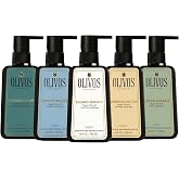Olivos Zeytinyağı Bazlı 5&rsquo;li Sıvı Sabun Seti, Paraben SLS SLES İ&ccedil;ermeyen Nazik Temizlik, El Y&uuml;z V&uuml;cut Kullanımı (5X500 ML, 5'