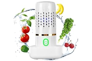 DORCCSI Nettoyeur De Fruits Portable Laveuse De Fruits 4400 Mah Nettoyant De Fruits Et Légumes Étanche Machine À Laver Les Fruits sans Fil Datechable Purificateur De Nourriture pour Laver Les Fruits Légumes