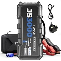 TOPDON Jump Starter JS3000, 3000A/24000mAh Battery Booster Jump ...