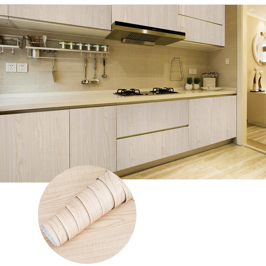 Kinlo 3 Rotoli Carta Adesiva Per Armadi Mobili Da Cucina Autoadesive Da Parati 5 X 061m Pvc Waterproof Ricondizionati Wall Sticker Per Vetro