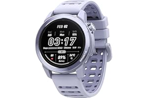 Mibro GS Active2 - Montre GPS Running 1,32" AMOLED, Légère avec Fonctions d’Entrainement, Smartwatch GPS Sport Navigation pour Course à Pied, Vélo et Ski (Violet Clair)