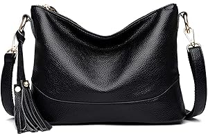 NICOLE & DORIS Borsa a Mano da Donna Borsa a Spalla Pochette Classica Borsa a Tracolla in Morbida Pelle Sacchetto del Messaggero Borsetta per Banchetti di Lavoro