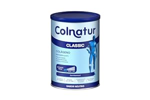 Colnatur Classic Sabor Neutro, Colágeno en polvo con Vitamina C para Huesos y Articulaciones, 306 g