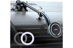MAGJIEYX für Magsafe Autohalterung, [16xN52 Magnet] Kfz Handyhalterung Auto Magnet mit Flexible Arm für 98% Car Phone Holder Mount Kompatibel mit iPhone 15/14/13/12/Pro Max/für Magsafe Case/All Phone