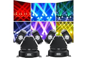 WZYBUTA 120W Teste Mobili LED RGBW DJ Luci Palco Testa Mobile Moving Head Beam per Discoteca Bar Festa Club illuminazione(2pcs)