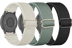 TUCOMO Elastyczny nylonowy pasek kompatybilny z 18 mm Garmin Venu 3S/Venu 2S/Vivoactive 4S/Vivomove 3S, Loop rozciągliwy, zapasowy pasek do zegarka Garmin Forerunner 255S/265S dla mężczyzn i kobiet
