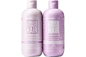 ‎HAIR BURST HAIR BURST Traumlocken Shampoo & Conditioner Set — Für definierte, schwungvolle Locken mit einzigartiger Formel, frei von Parabenen, Silikonen & SLS, mit Mandelöl, Aminosäuren (2x 350ml)