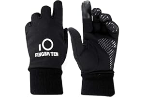 FINGER TEN Handschuhe Kinder Winter (2-15 Jahre) Licht dünn Für Jungen Mädchen Fahrrad Laufen Fußball Handschuhe Outdoor Sport Touchscreen Warm Winddicht rutschfest Paar S M L XL