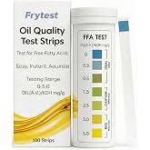 FryTest Tiras Test Aceite Fritura FFA &ndash; Medidor de Calidad del Aceite &ndash; Control HACCP &ndash; 100 Tiras &ndash; Fabricaci&oacute;n Certificada I