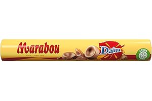 Marabou Roll Daim, paquete de 7 (paquete de 7 x 67 g) -Caramelo crujiente de almendras envuelto en el mejor chocolate con leche - Dulces suecos de Un sabor único a base de ingredientes naturales