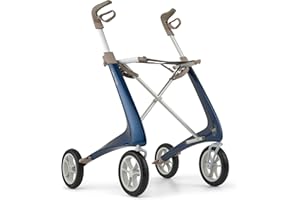 Deambulatore ByACRE Carbon Ultralight | Il deambulatore in carbonio più leggero al mondo, solo 4,8 kg | Utilizzabile in interni ed esterni | Pieghevole e pratico da caricare in auto o per viaggiare