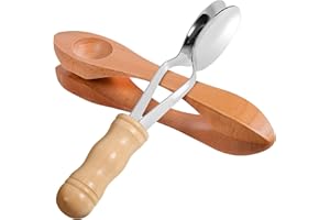 Vaguelly 2 cucchiai tibetani, cucchiai in legno in acciaio inox, strumenti irlandesi, cucchiai musicali, strumenti musicali a mano, sonagli