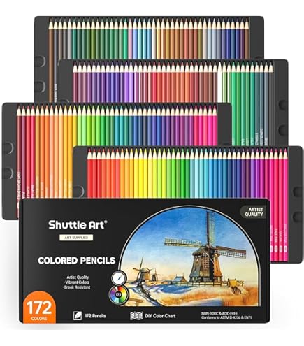 Spectrum Noir Colorista Matite Colorate - Confezione Da 12 Colori Vivaci E Brillanti - Punta Fine Per Colorare E Disegnare - 4