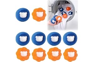 HONEXCESNG Acchiappa Peli per Lavatrice, Riutilizzabile Cattura Peli Lavatrice, Raccogli Peli Animali Lavatrice Domestici e Lanugine Raccogliere Peli di Cane, Gatto, Peluche in Lavatrice (Multicolore)