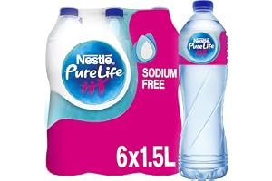 Nestlé Pure Life, Low Sodium, Bottled Drinking Water, 6 x 1.5 L